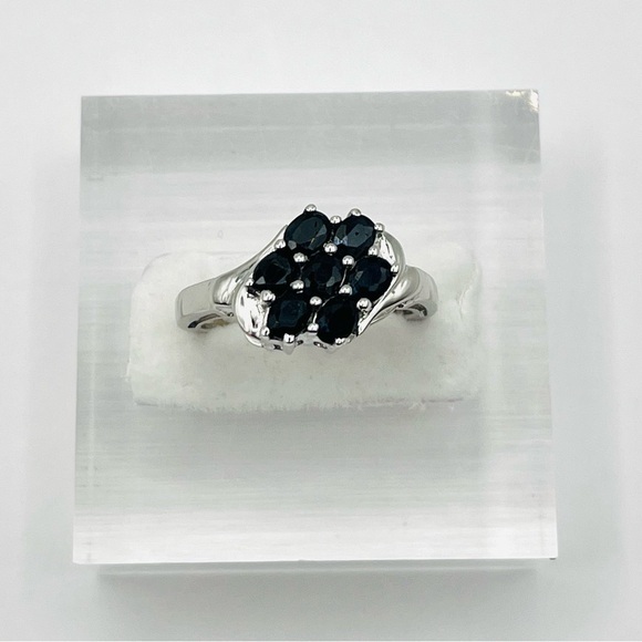 Jewelry - 1.40 CT Natural Sapphire Sterling Silver Ring